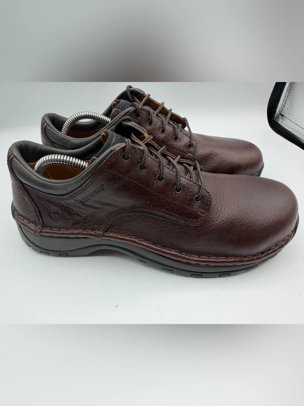 Red Wing 6704 Oxford Shoes Steel Toe Brown Leather Static Dissipative Men’s 8.5D
